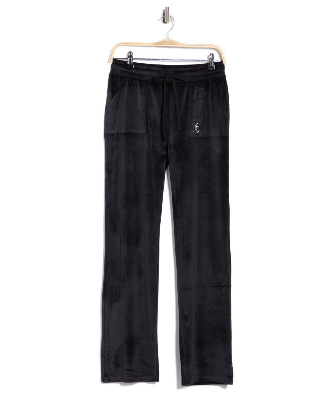 JUICY COUTURE Черные прямые брюки, фото 5