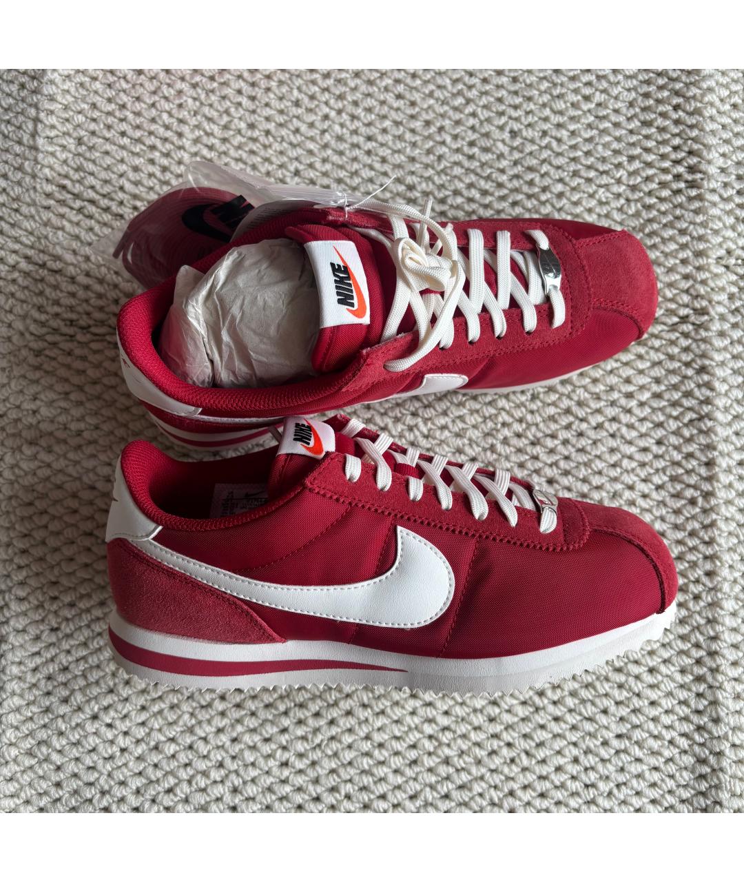 NIKE Красные текстильные кроссовки, фото 8