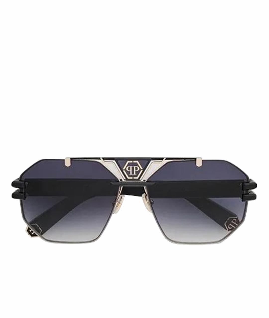 PHILIPP PLEIN Металлические солнцезащитные очки, фото 1