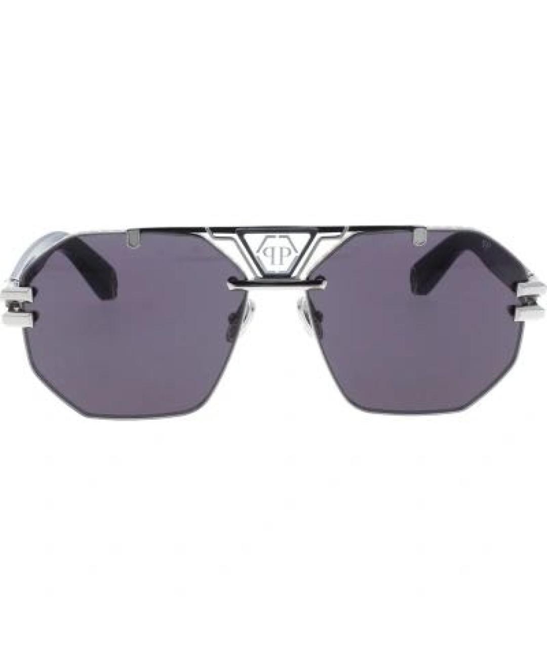 PHILIPP PLEIN Металлические солнцезащитные очки, фото 1
