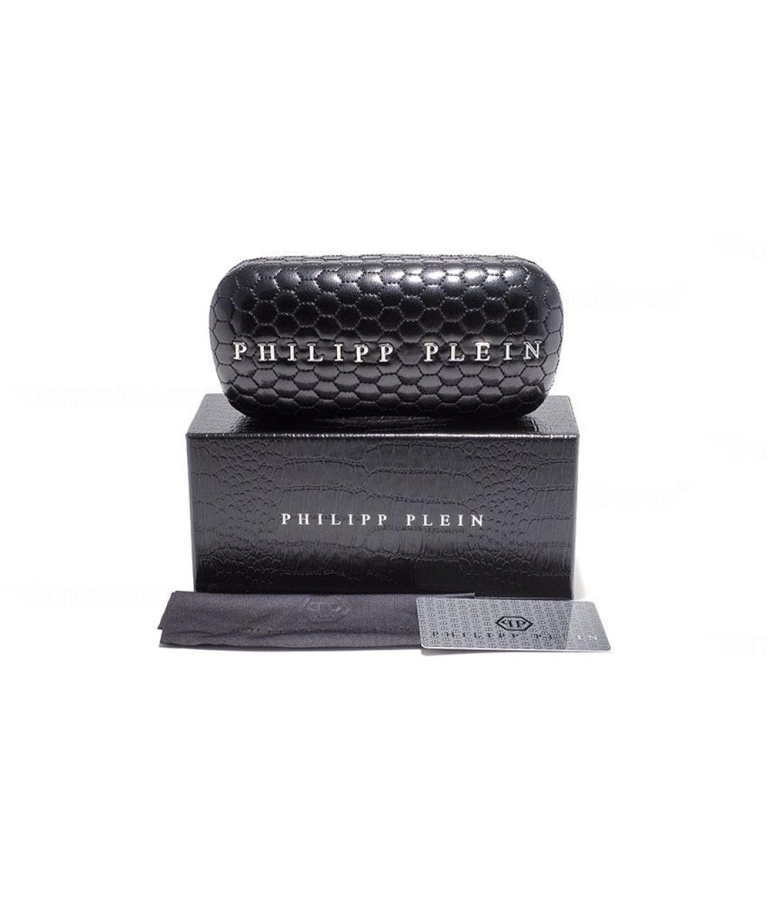 PHILIPP PLEIN Металлические солнцезащитные очки, фото 4