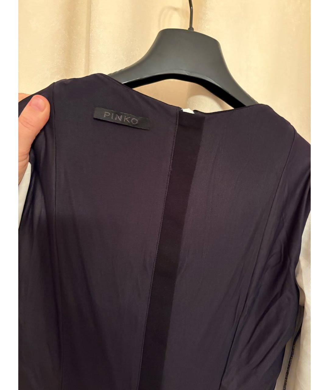 PINKO Черное повседневное платье, фото 3