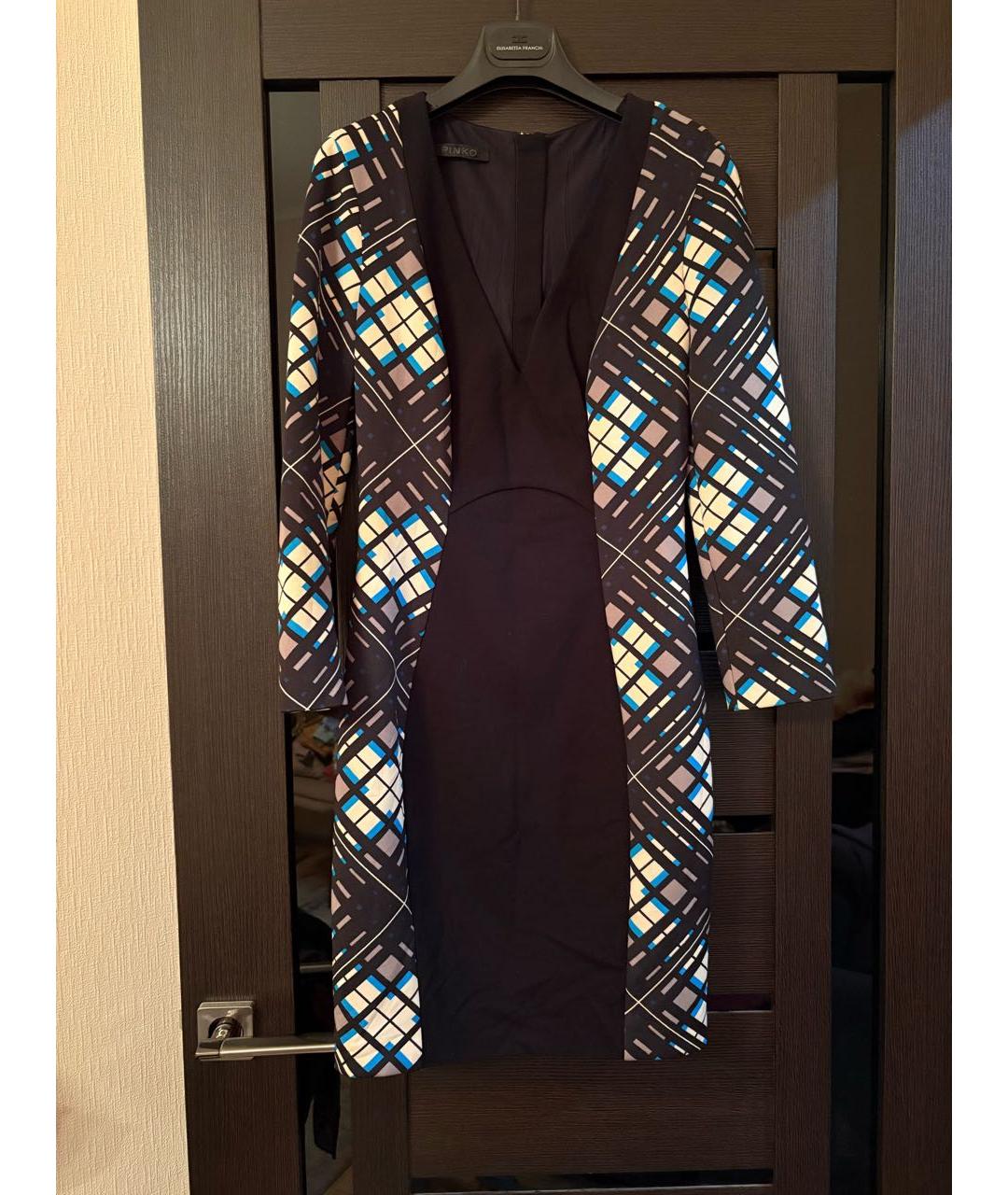 PINKO Черное повседневное платье, фото 5