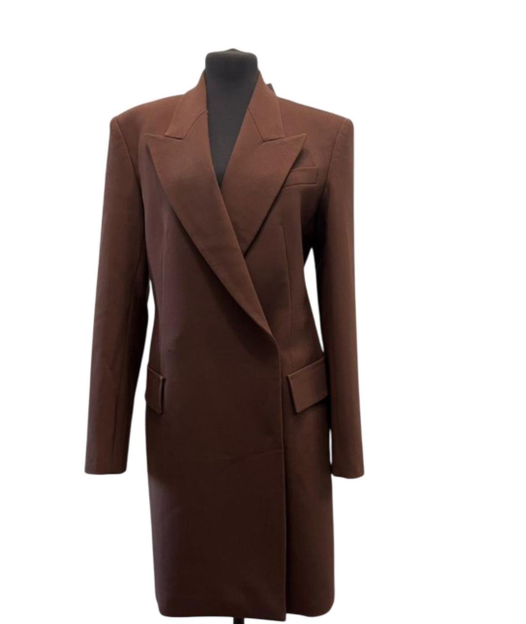 SPORTMAX Бордовый шерстяной жакет/пиджак, фото 6