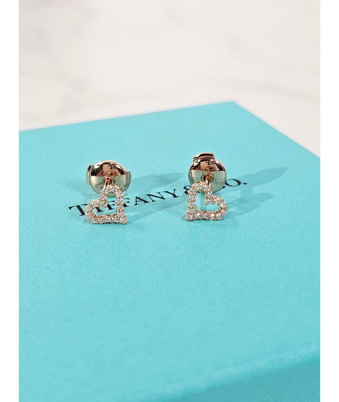 TIFFANY&CO Золотые серьги из розового золота, фото 4