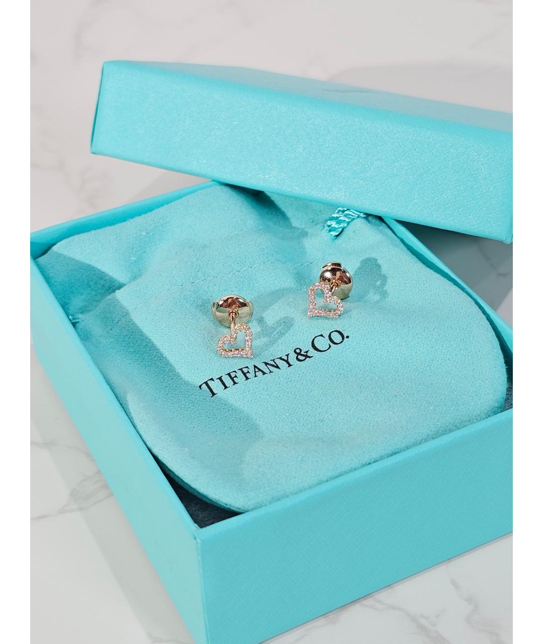 TIFFANY&CO Золотые серьги из розового золота, фото 2