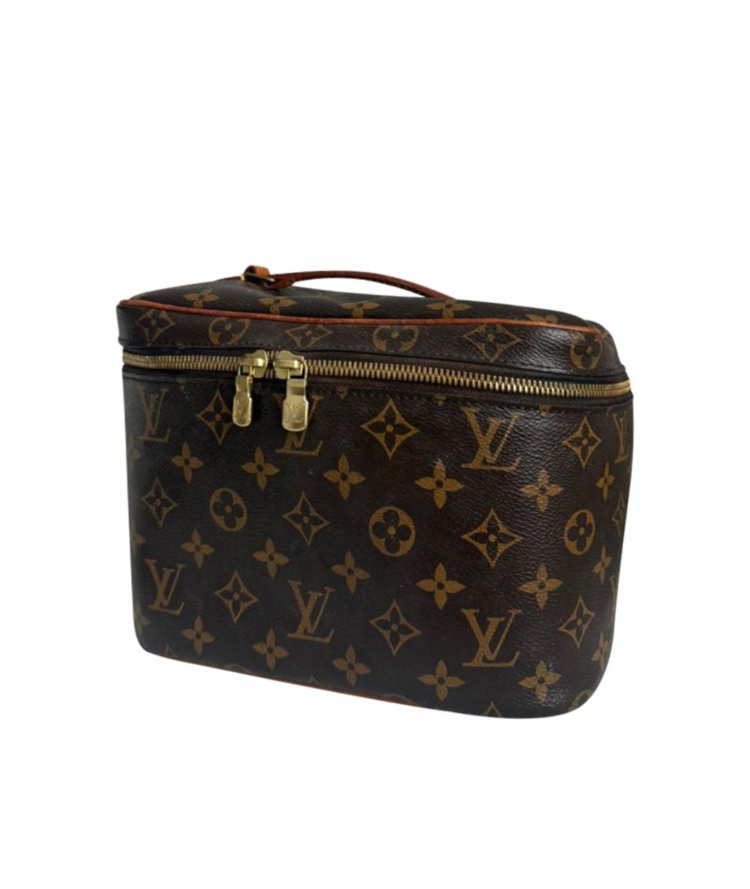 LOUIS VUITTON Коричневая косметичка, фото 1