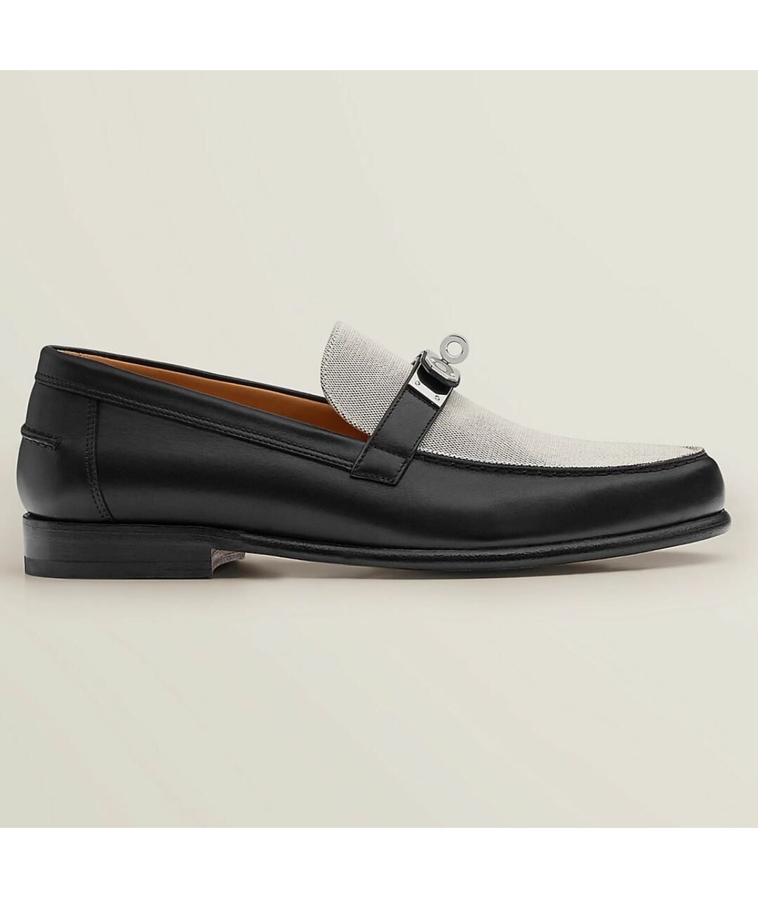 HERMES Черные кожаные лоферы, фото 7