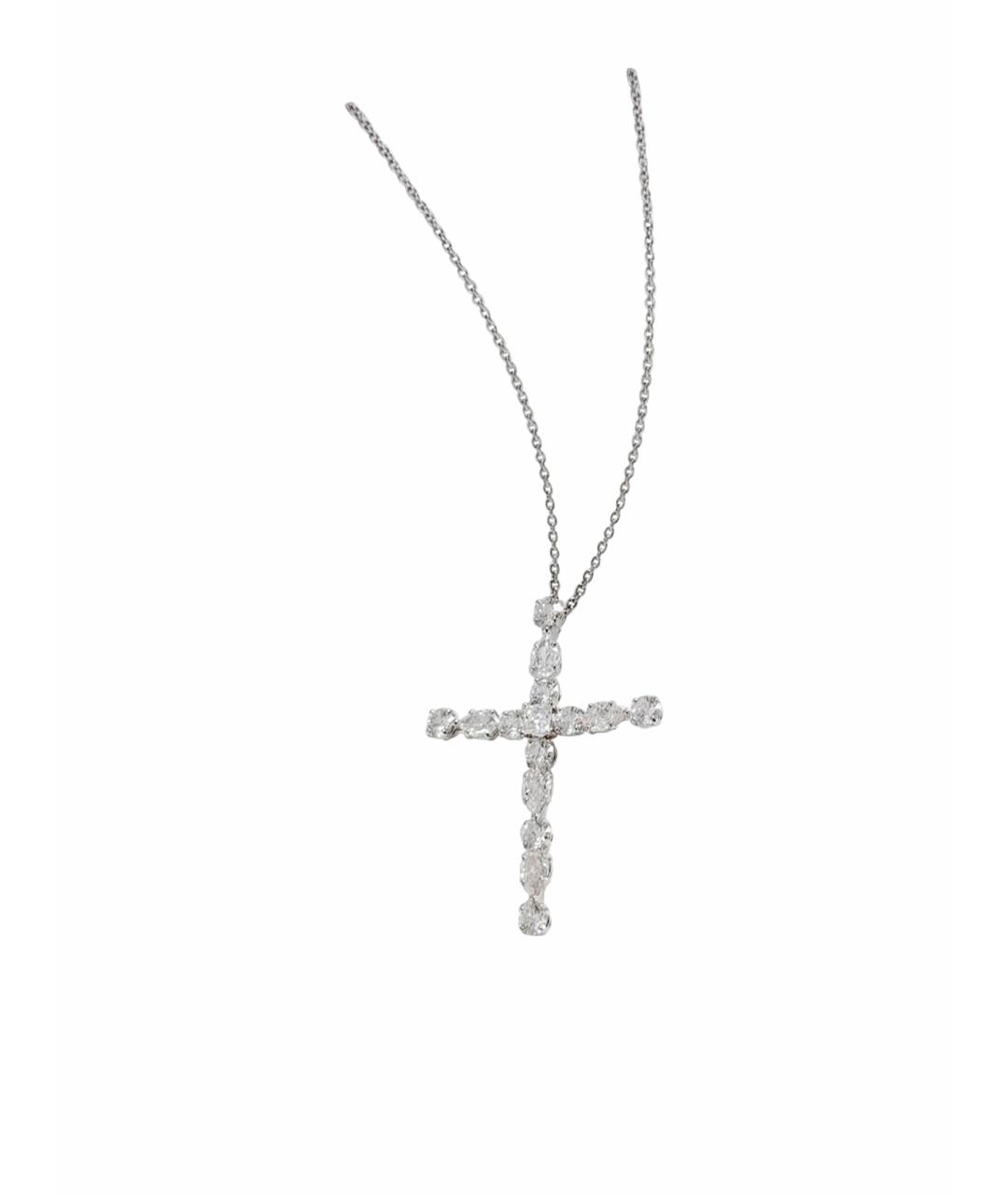 Harry Winston Серебряное платиновое колье, фото 1