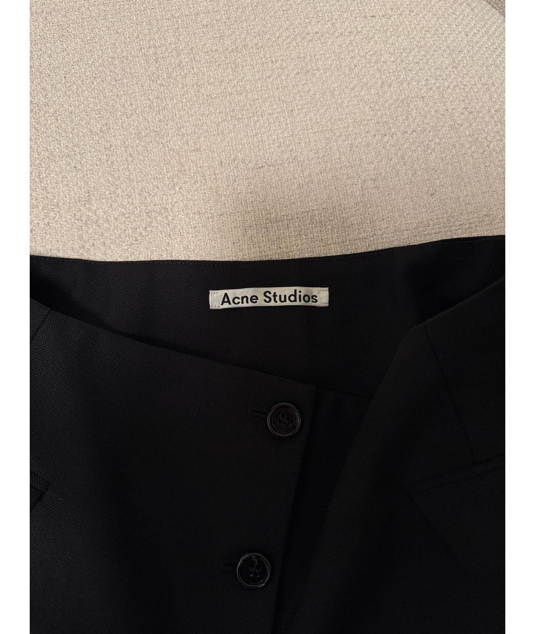 ACNE STUDIOS Черная юбка мини, фото 3