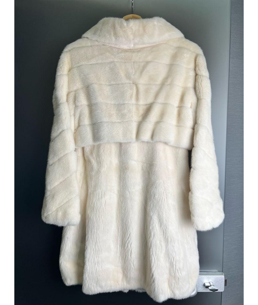 BRASCHI Бежевая меховая шуба, фото 2