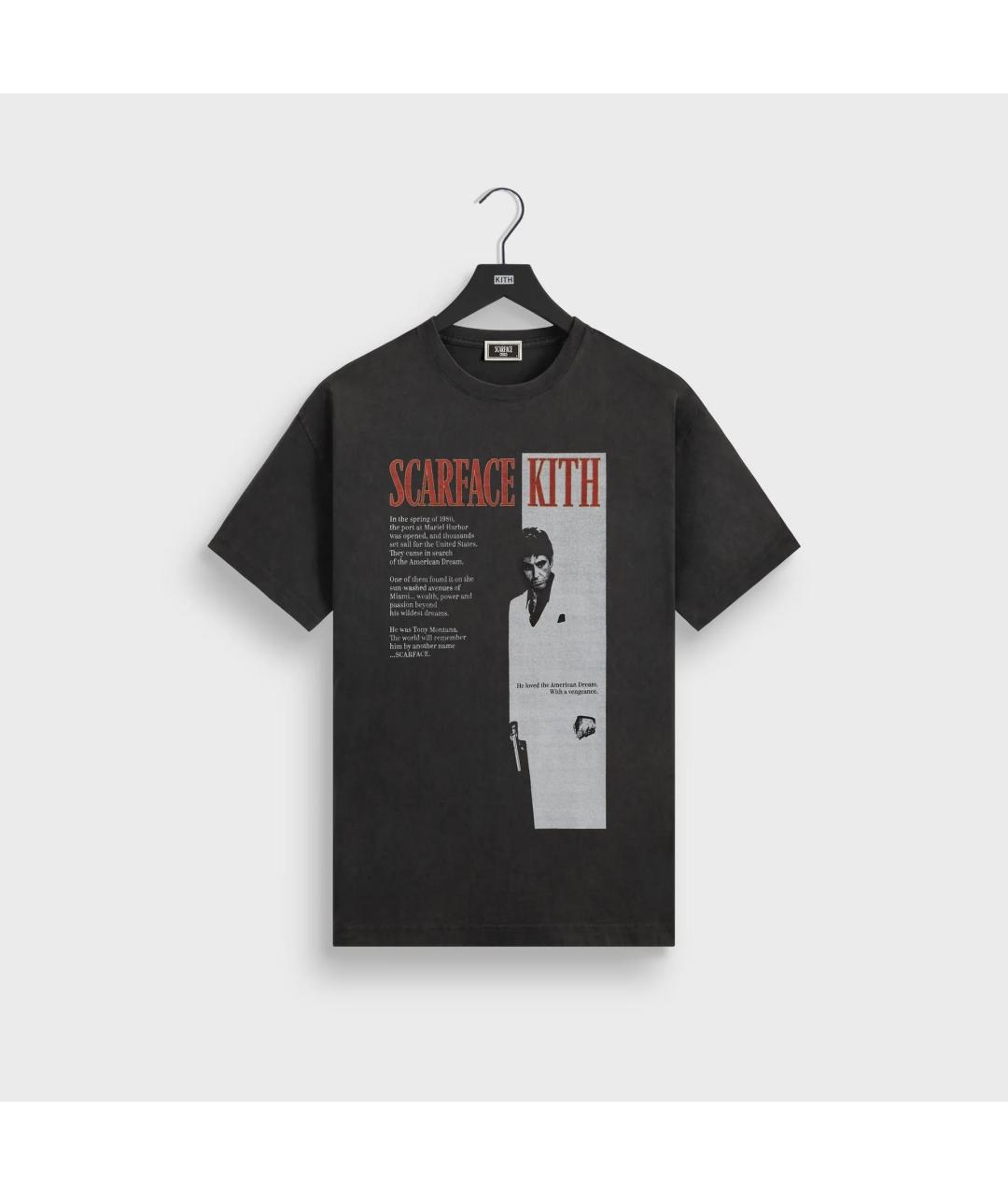 KITH Черная хлопковая футболка, фото 10