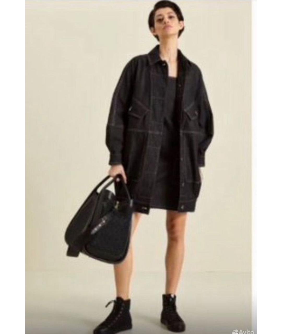 MAX MARA Черная хлопковая куртка, фото 4