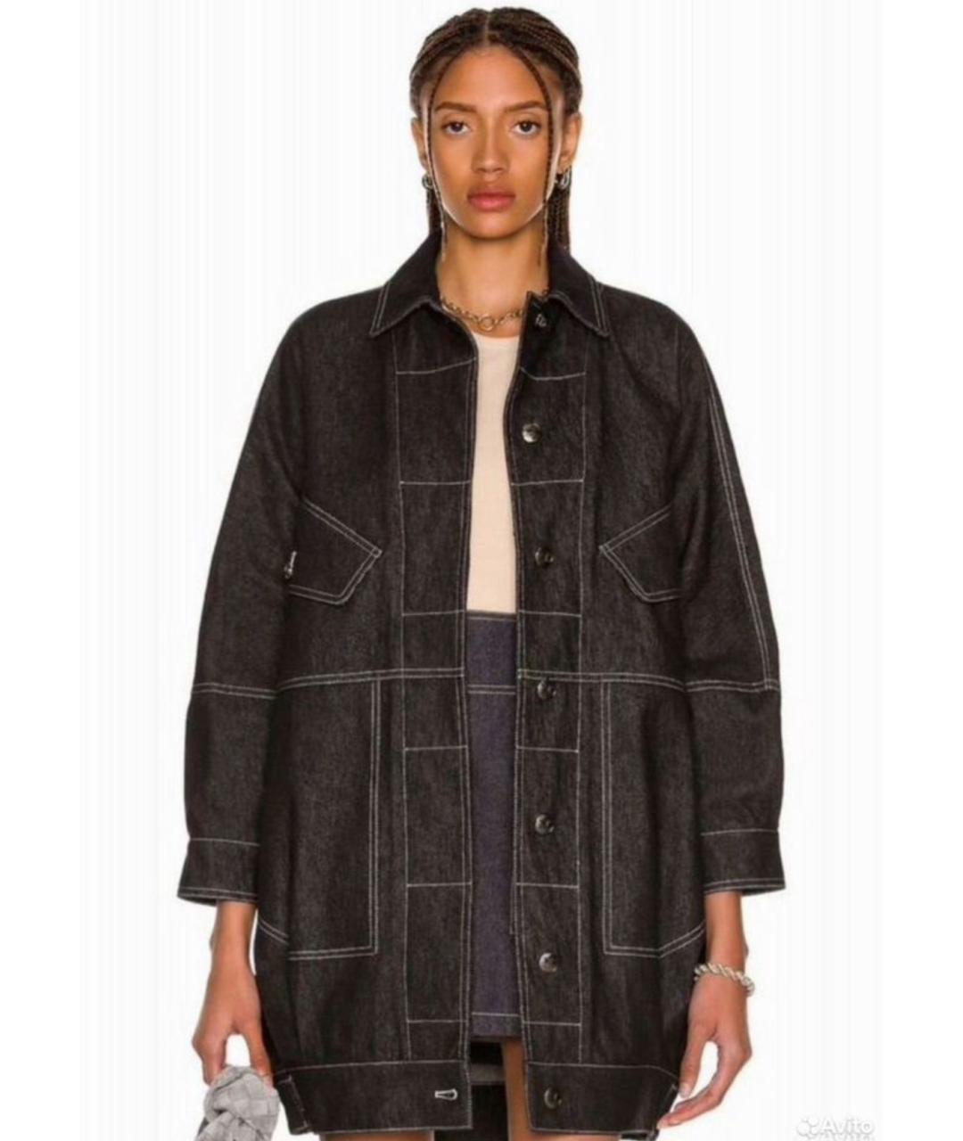 MAX MARA Черная хлопковая куртка, фото 6