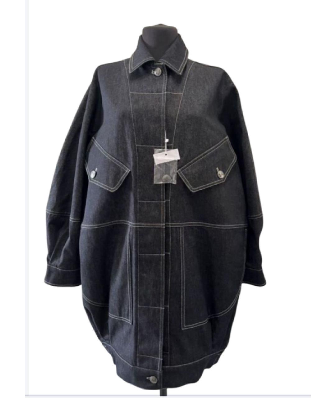 MAX MARA Черная хлопковая куртка, фото 8