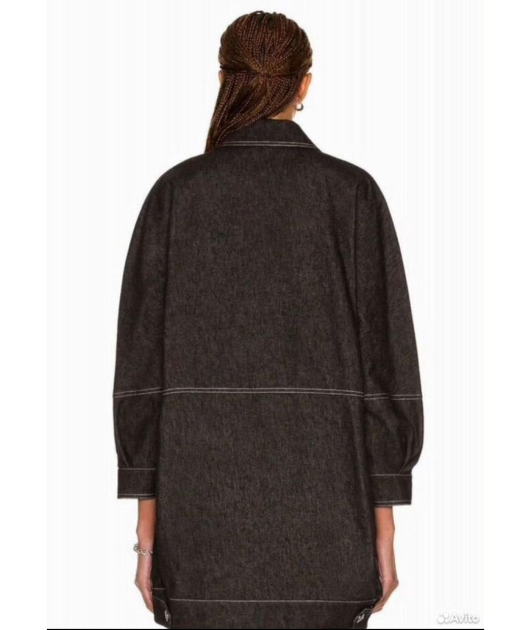 MAX MARA Черная хлопковая куртка, фото 7
