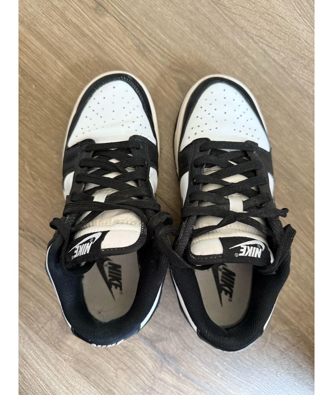 NIKE Черные кожаные кеды, фото 3