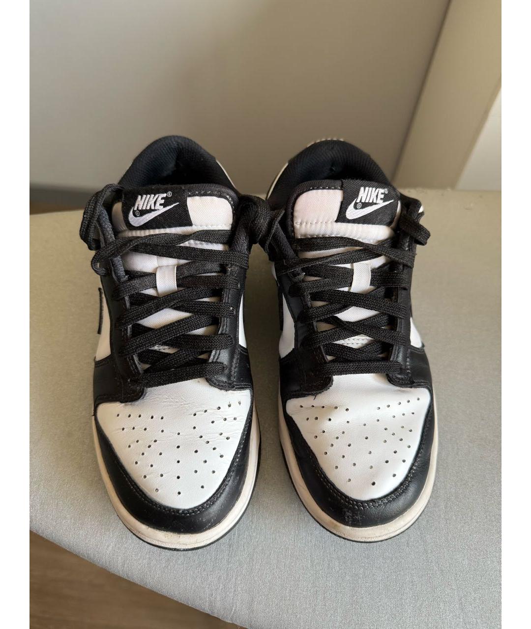 NIKE Черные кожаные кеды, фото 2