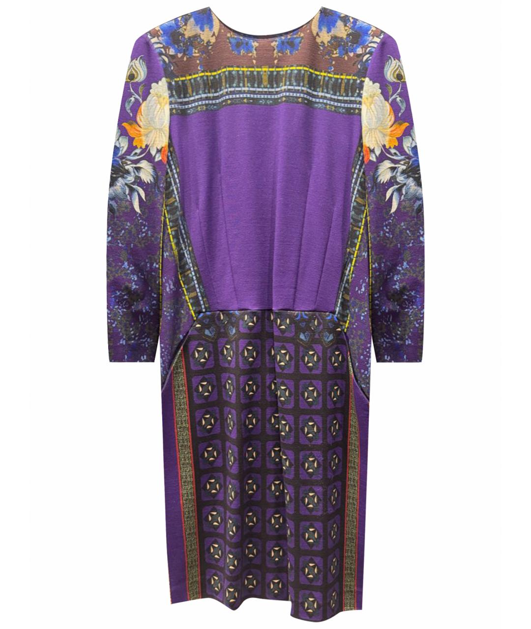 ETRO Мульти шерстяное повседневное платье, фото 1