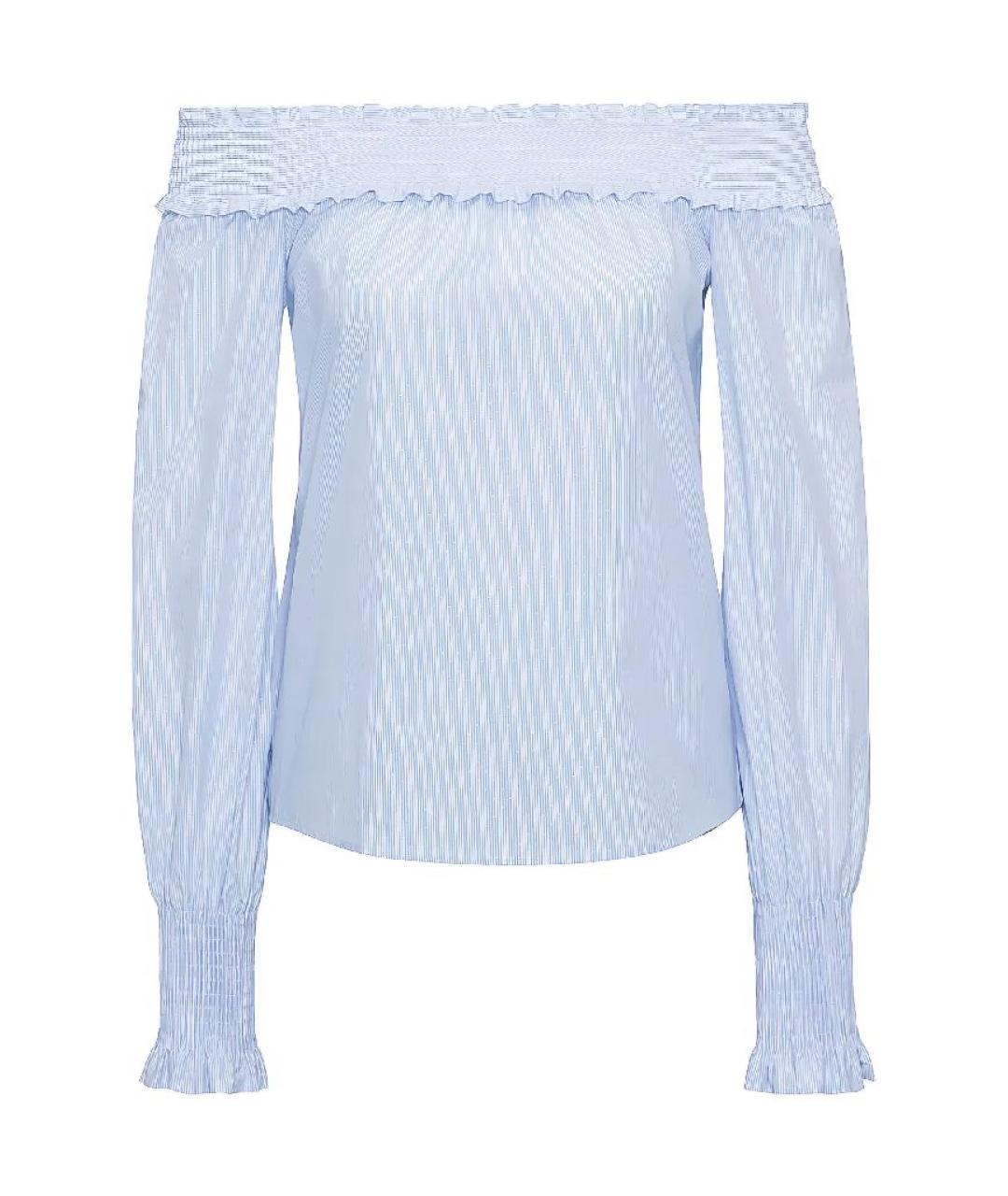 HUGO BOSS Голубая блузы, фото 1