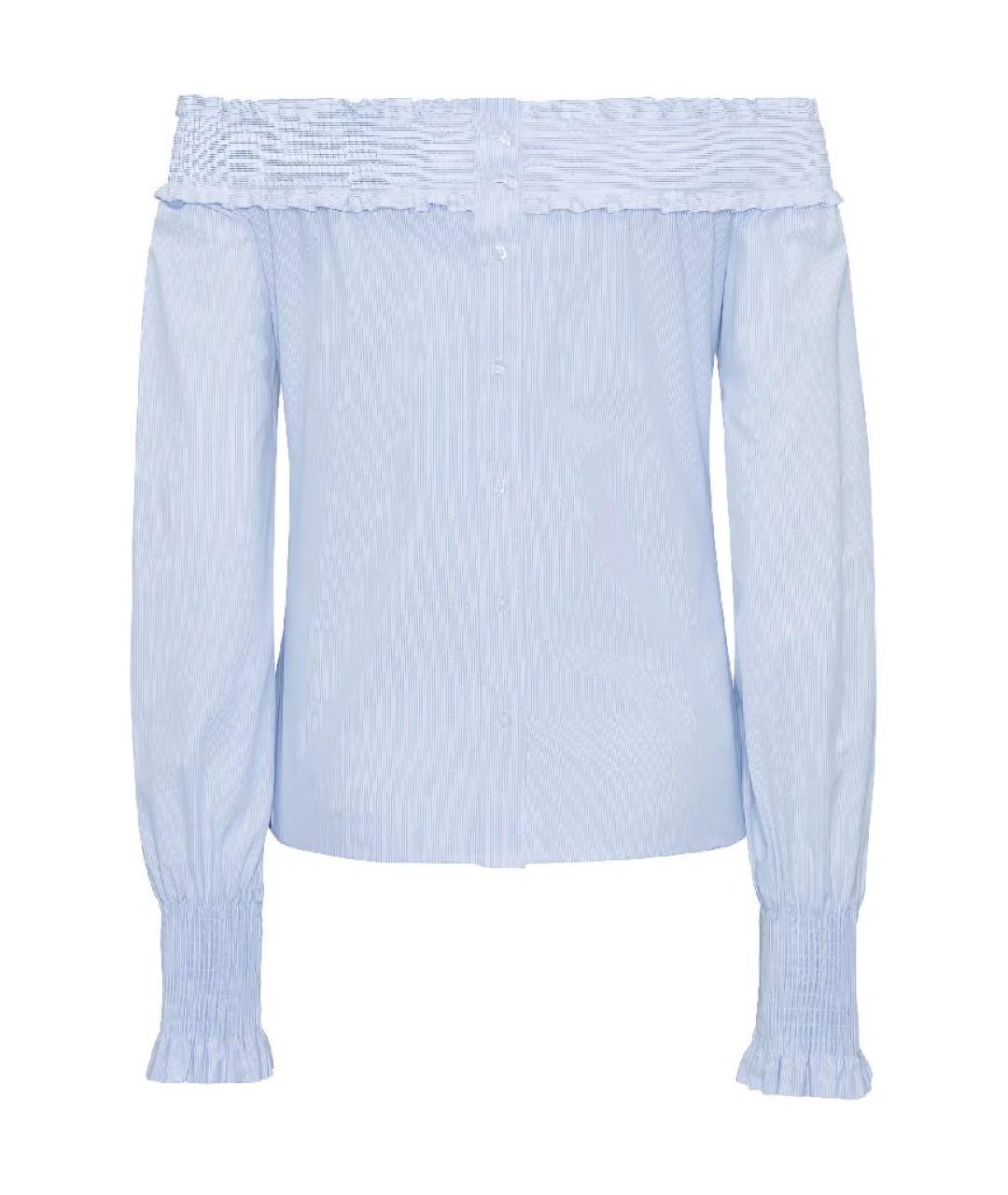 HUGO BOSS Голубая блузы, фото 2