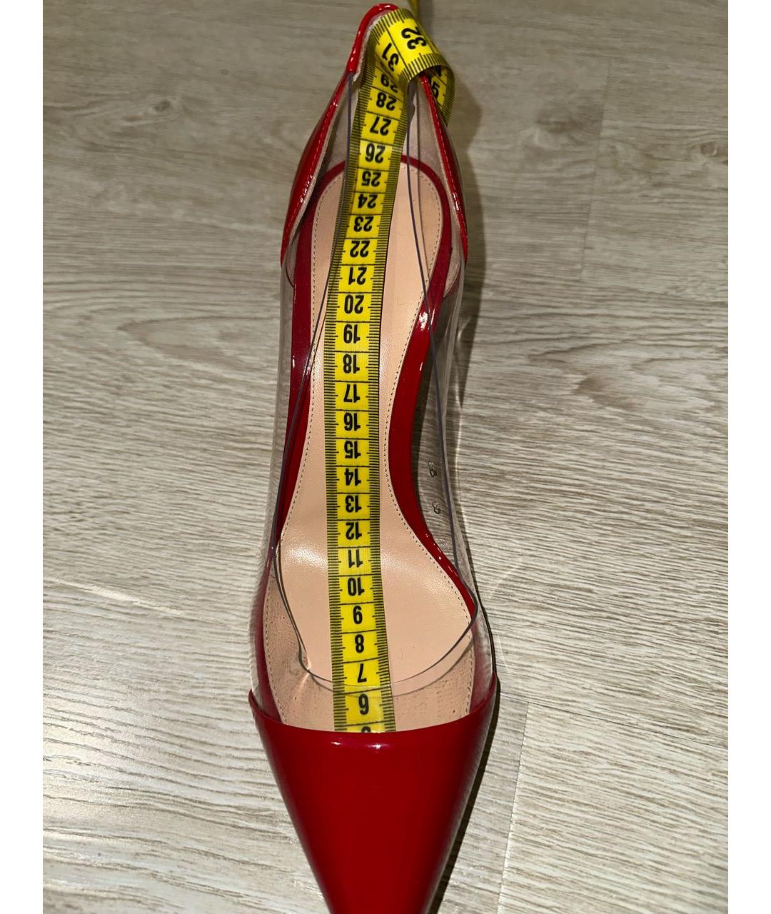 GIANVITO ROSSI Красные туфли из лакированной кожи, фото 6