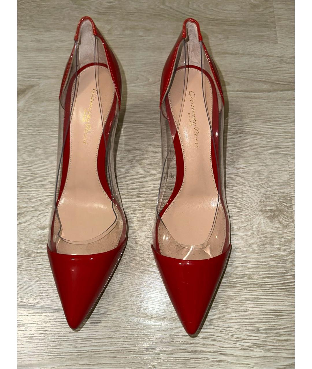 GIANVITO ROSSI Красные туфли из лакированной кожи, фото 2