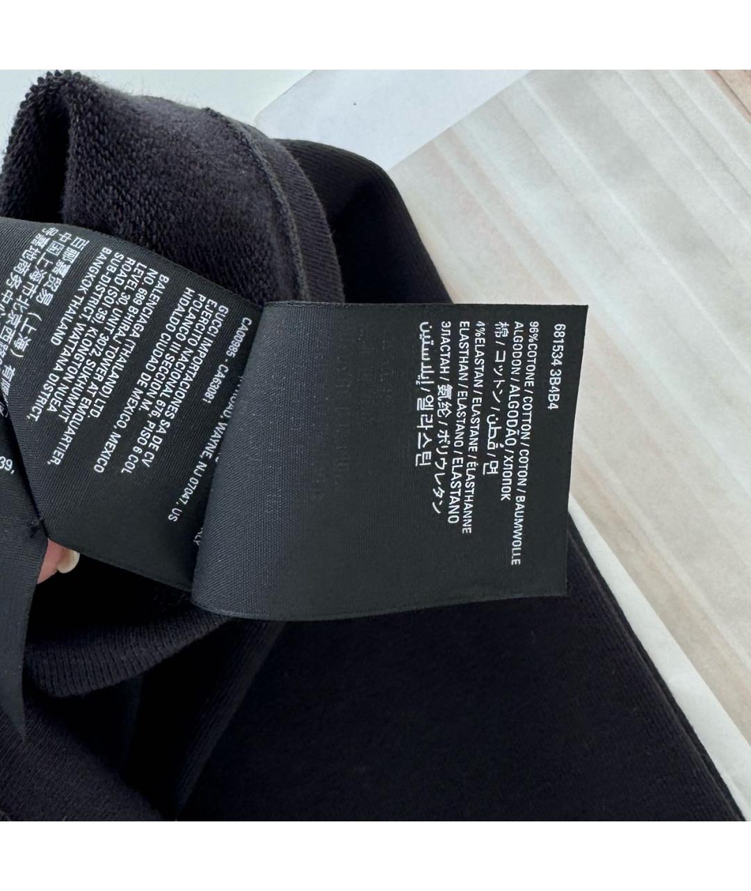 BALENCIAGA Черные перчатки, фото 4