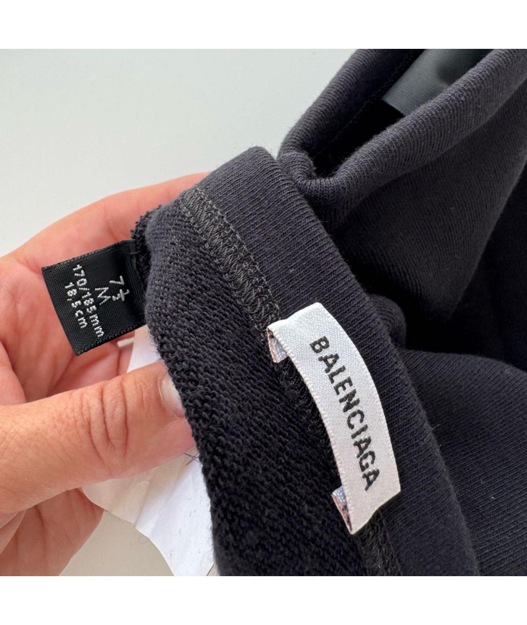 BALENCIAGA Черные перчатки, фото 2