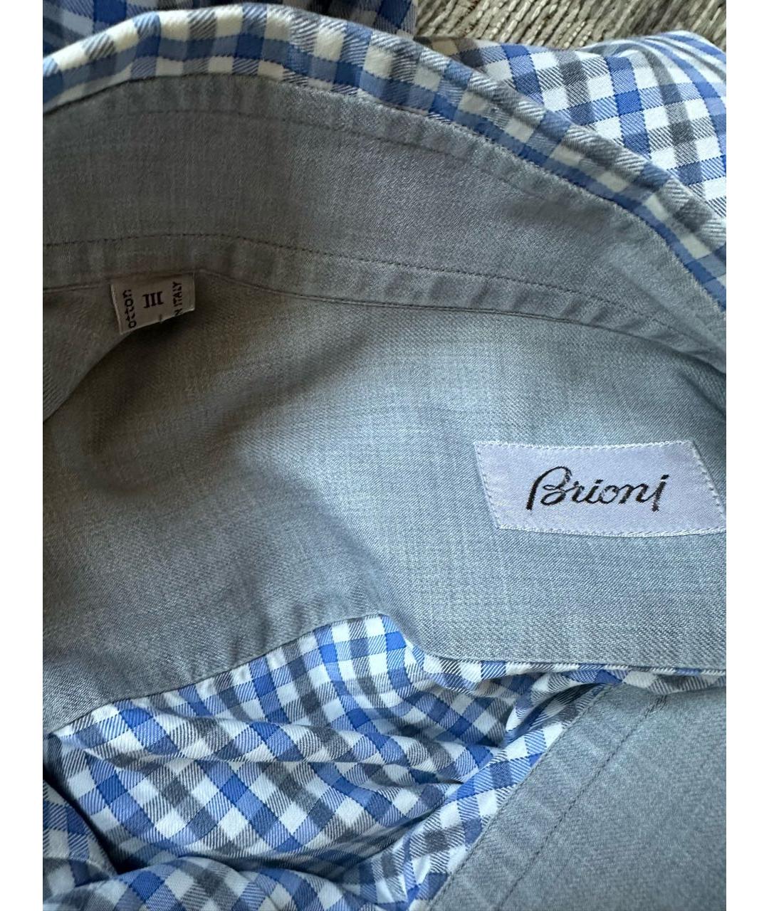 BRIONI Хлопковая кэжуал рубашка, фото 3