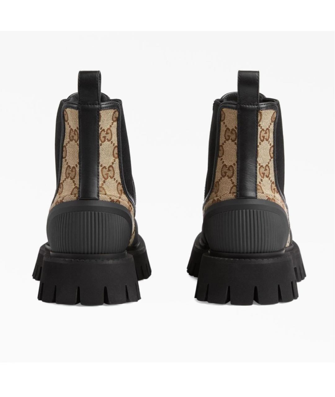 GUCCI Коричневые полусапоги, фото 4