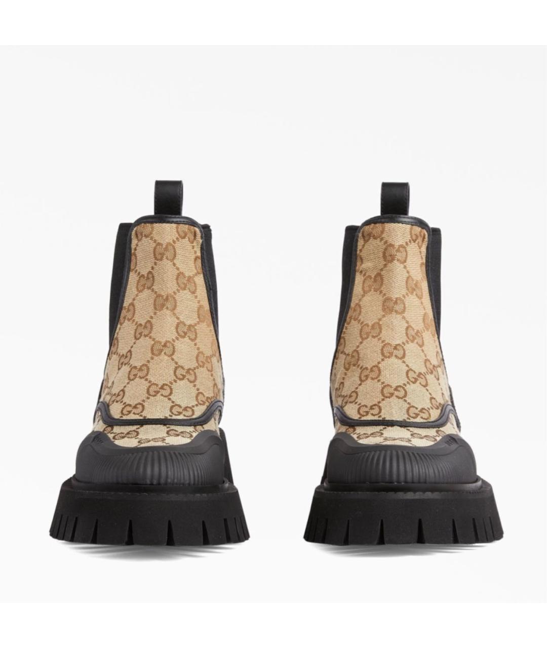 GUCCI Коричневые полусапоги, фото 2