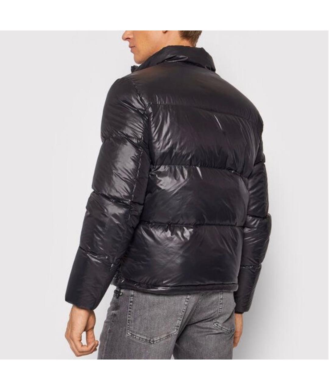 ARMANI EXCHANGE Черный полиамидовый пуховик, фото 2