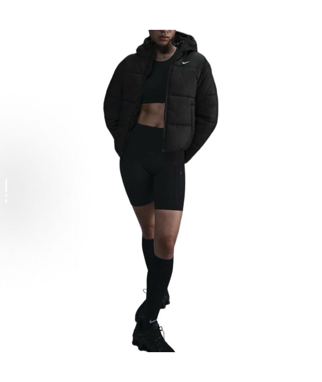 NIKE Черная полиэстеровая куртка, фото 4