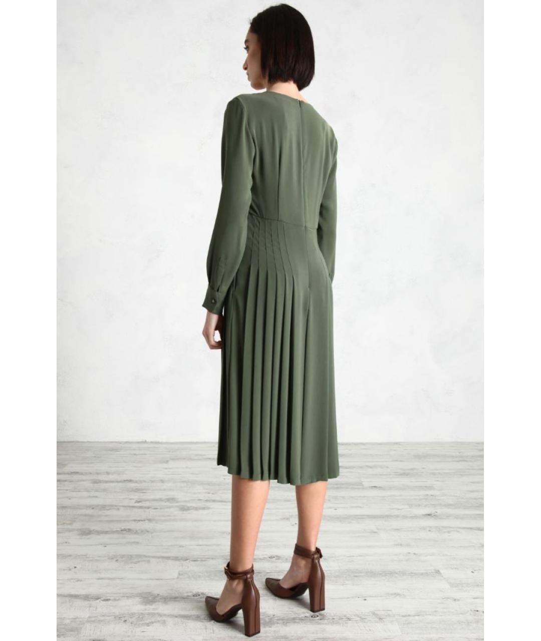 MAX MARA Зеленый полиэстеровый комбинезон, фото 7