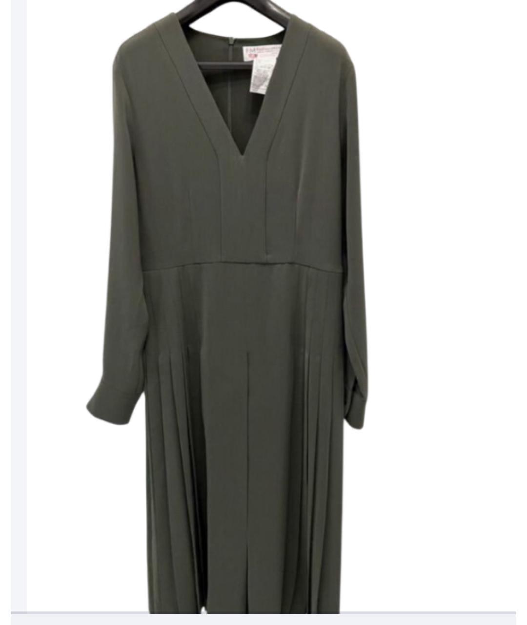 MAX MARA Зеленый полиэстеровый комбинезон, фото 8