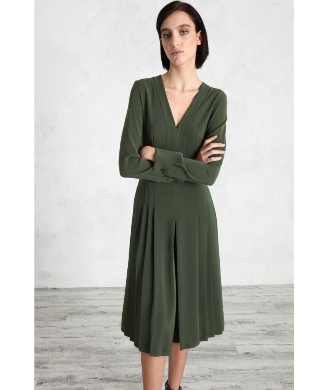 MAX MARA Зеленый полиэстеровый комбинезон, фото 5