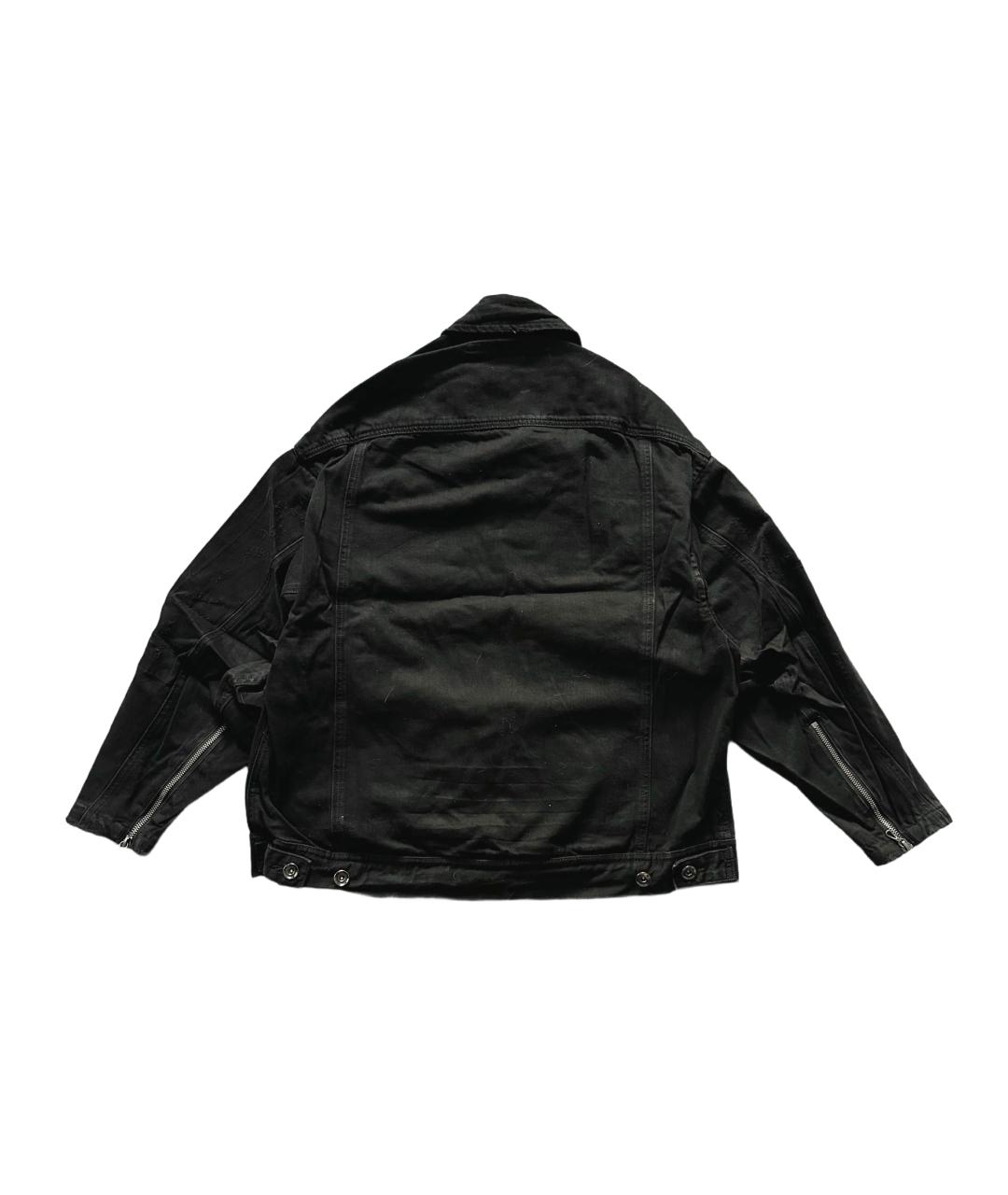 RICK OWENS Черная деним куртка, фото 2