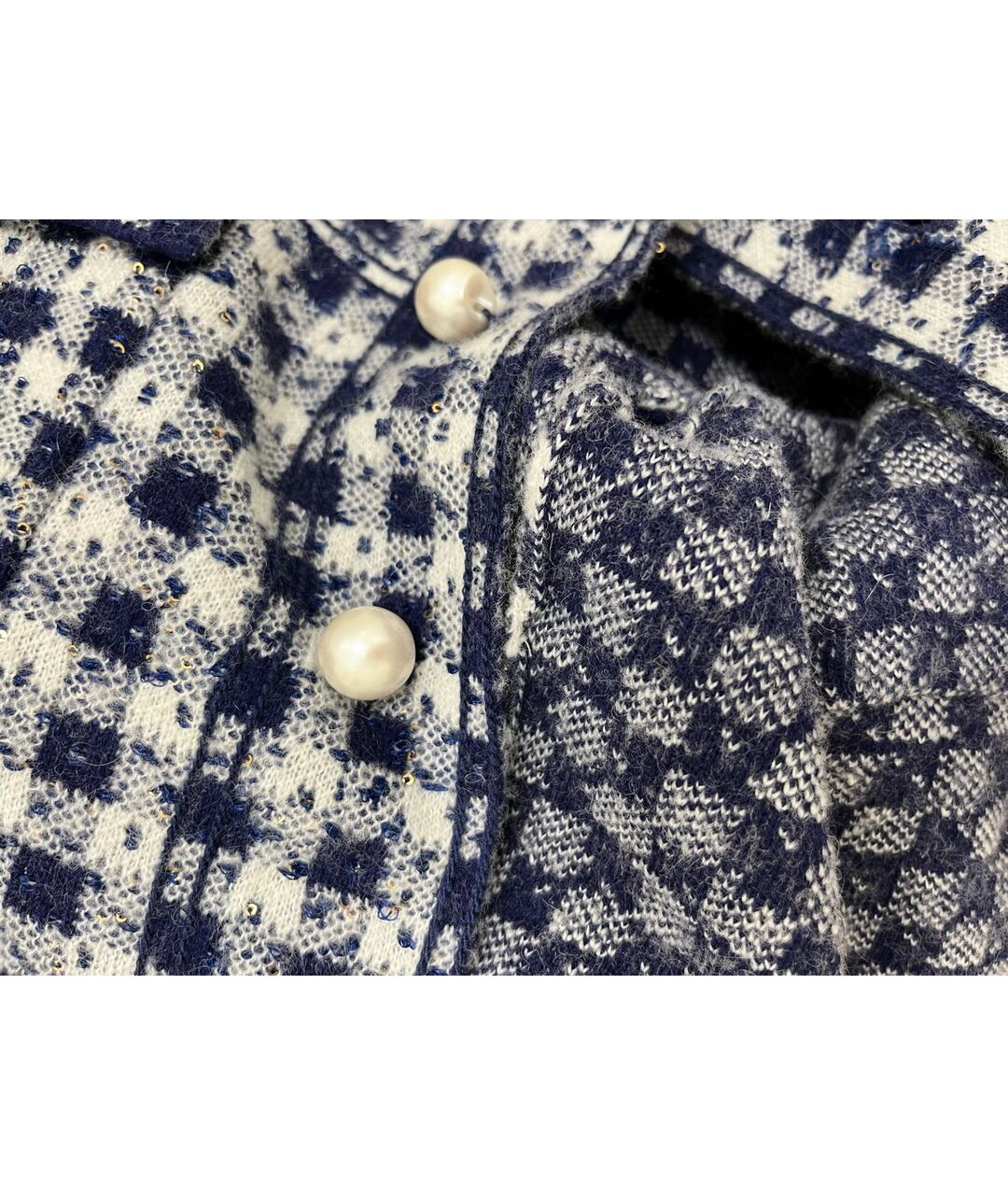 SANDRO Синий хлопковый жакет/пиджак, фото 4