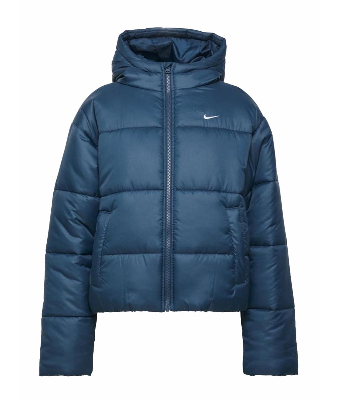 NIKE Синяя полиэстеровая куртка, фото 1