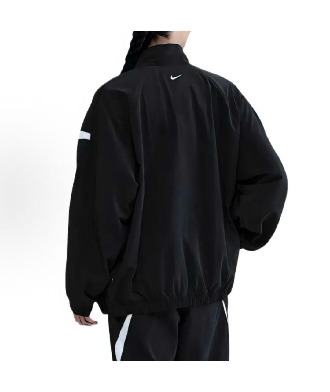 NIKE Черная полиэстеровая куртка, фото 5