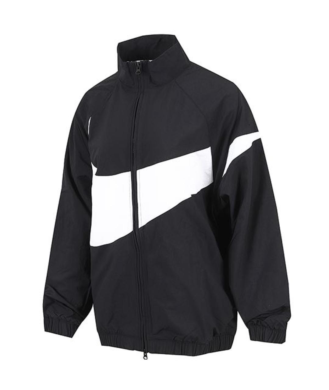 NIKE Черная полиэстеровая куртка, фото 1