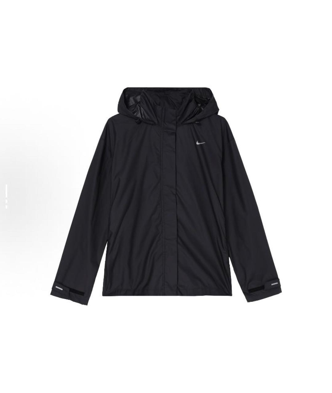 NIKE Черная полиэстеровая куртка, фото 1