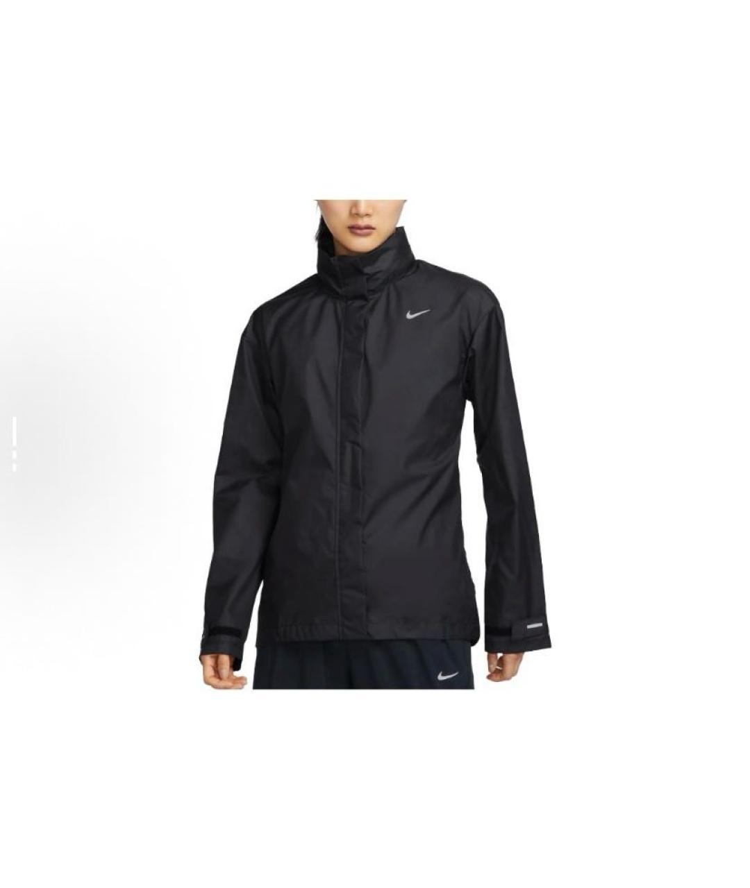 NIKE Черная полиэстеровая куртка, фото 3