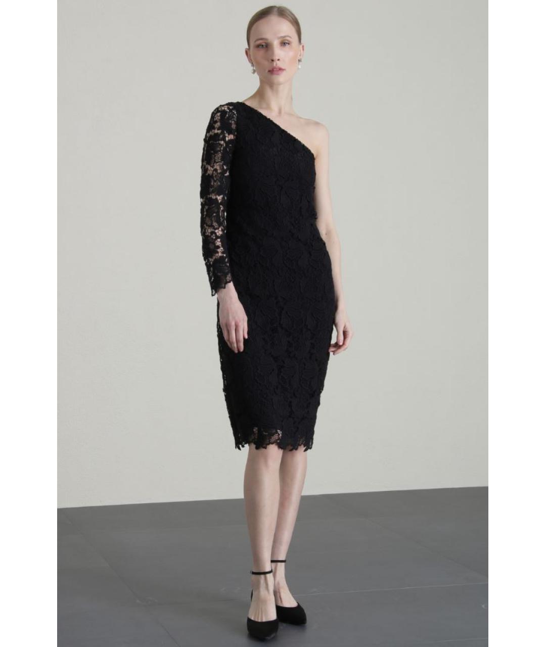 MAX MARA STUDIO Черное хлопковое вечернее платье, фото 4