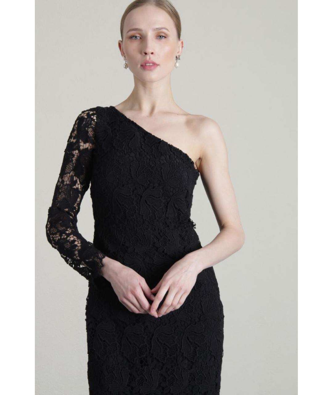 MAX MARA STUDIO Черное хлопковое вечернее платье, фото 5