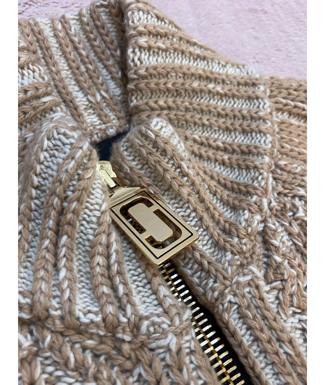 MARC JACOBS Бежевый шерстяной кардиган, фото 3
