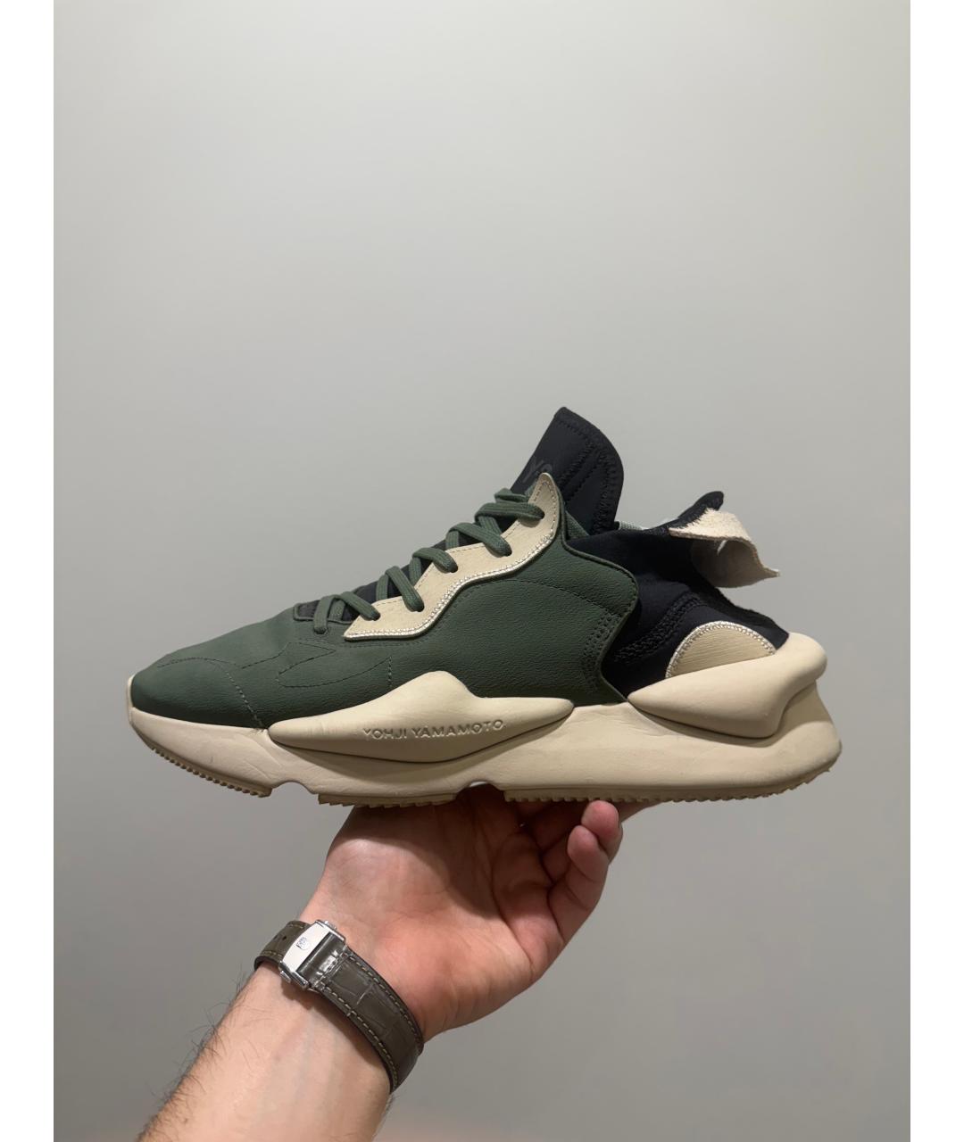 Y-3 Зеленые высокие кроссовки / кеды, фото 5
