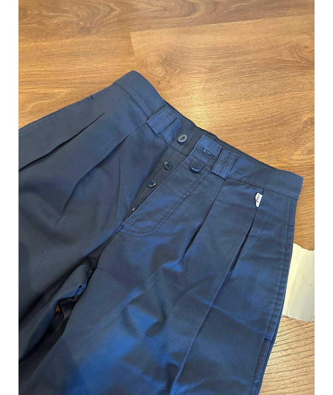 LEVI'S Синие хлопковые брюки широкие, фото 4