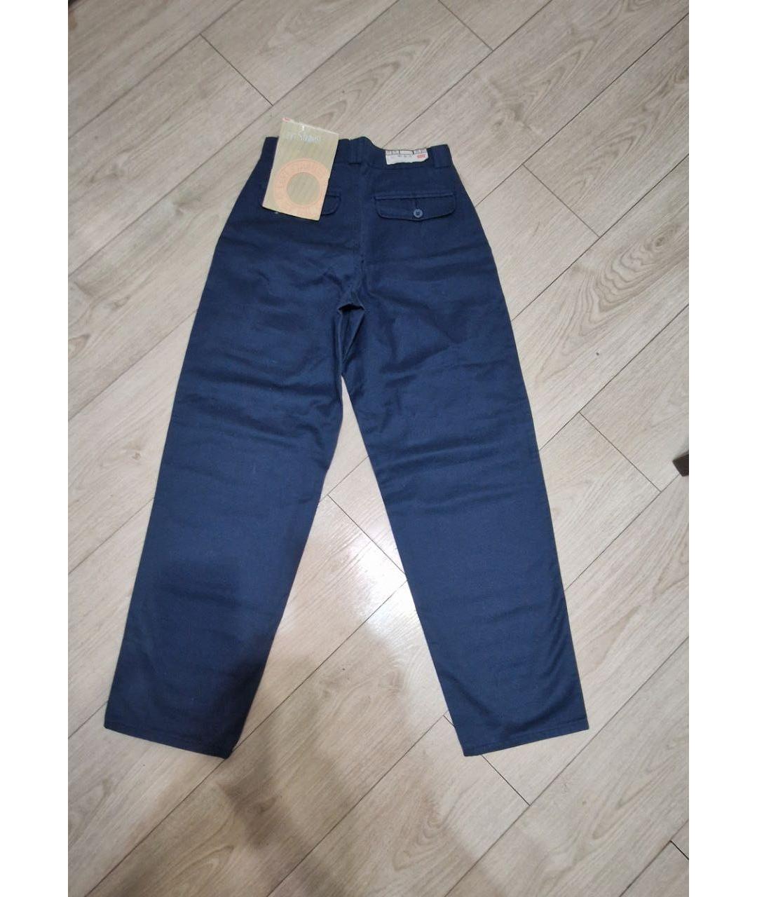 LEVI'S Синие хлопковые брюки широкие, фото 2